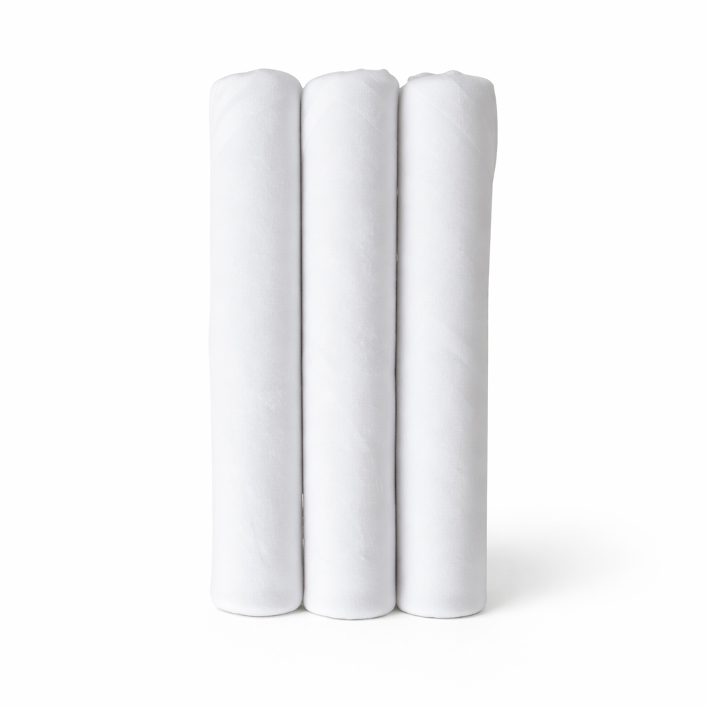 Bamboo Cotton Handkerchief Pack of 6