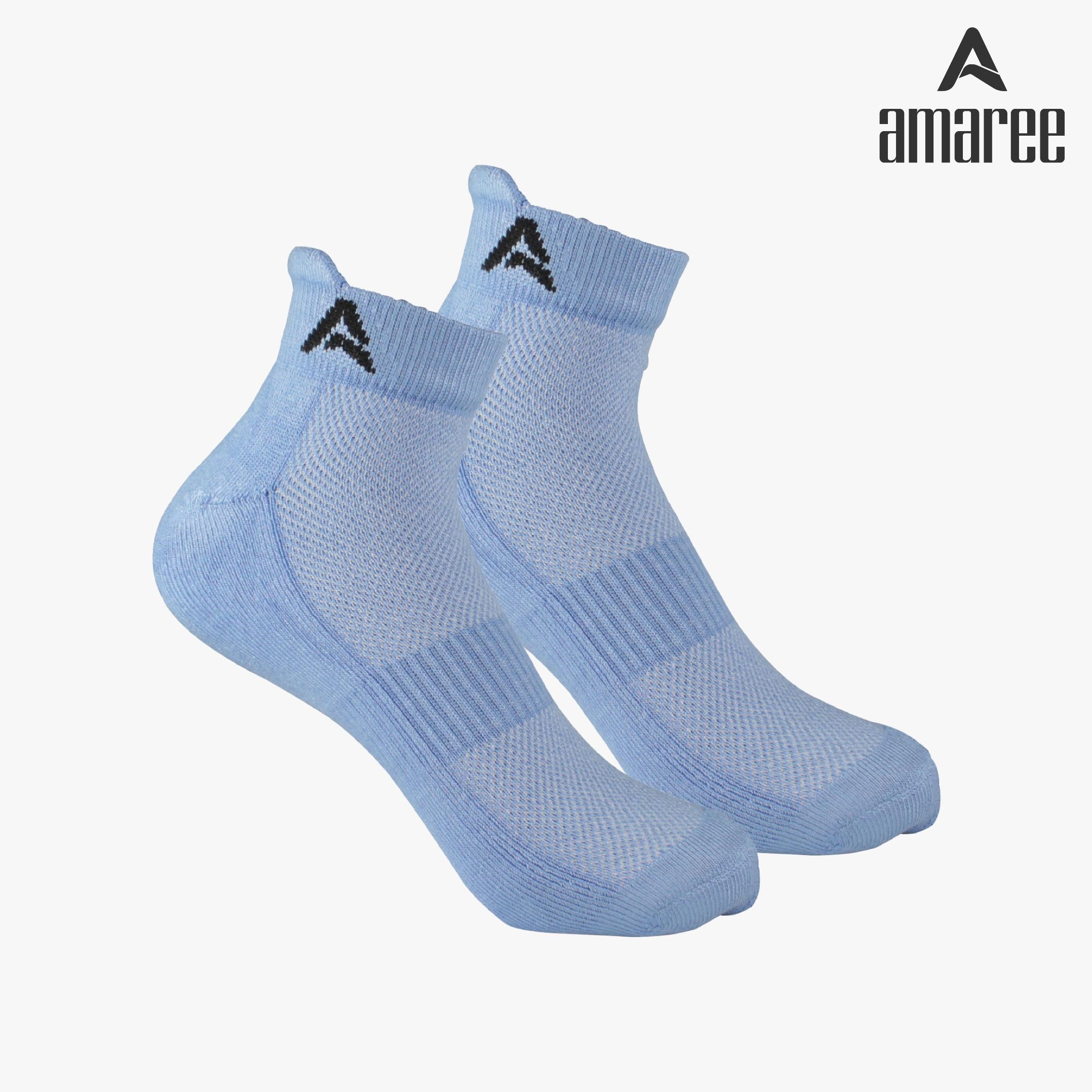 Performance Bamboo Socks Ankle Length – Navy - Sky Blue - Grey Pack of 3