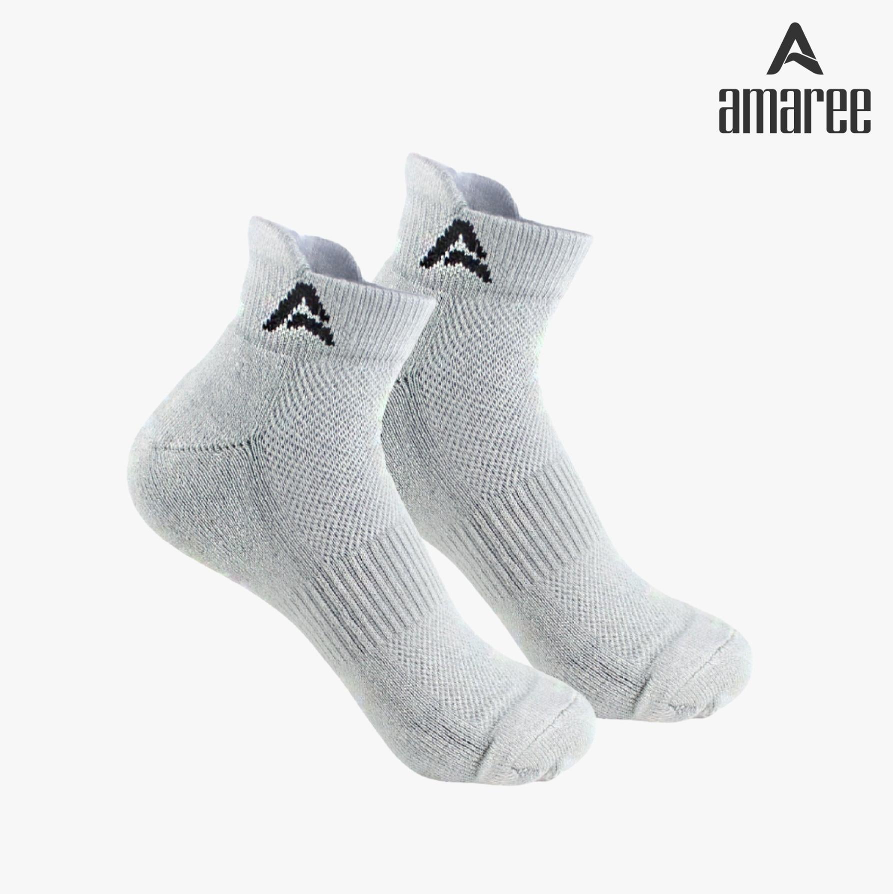 Performance Bamboo Socks Ankle Length – Black - Red - Grey Pack of 3