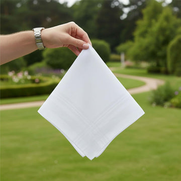 Bamboo Cotton Handkerchief Pack of 6