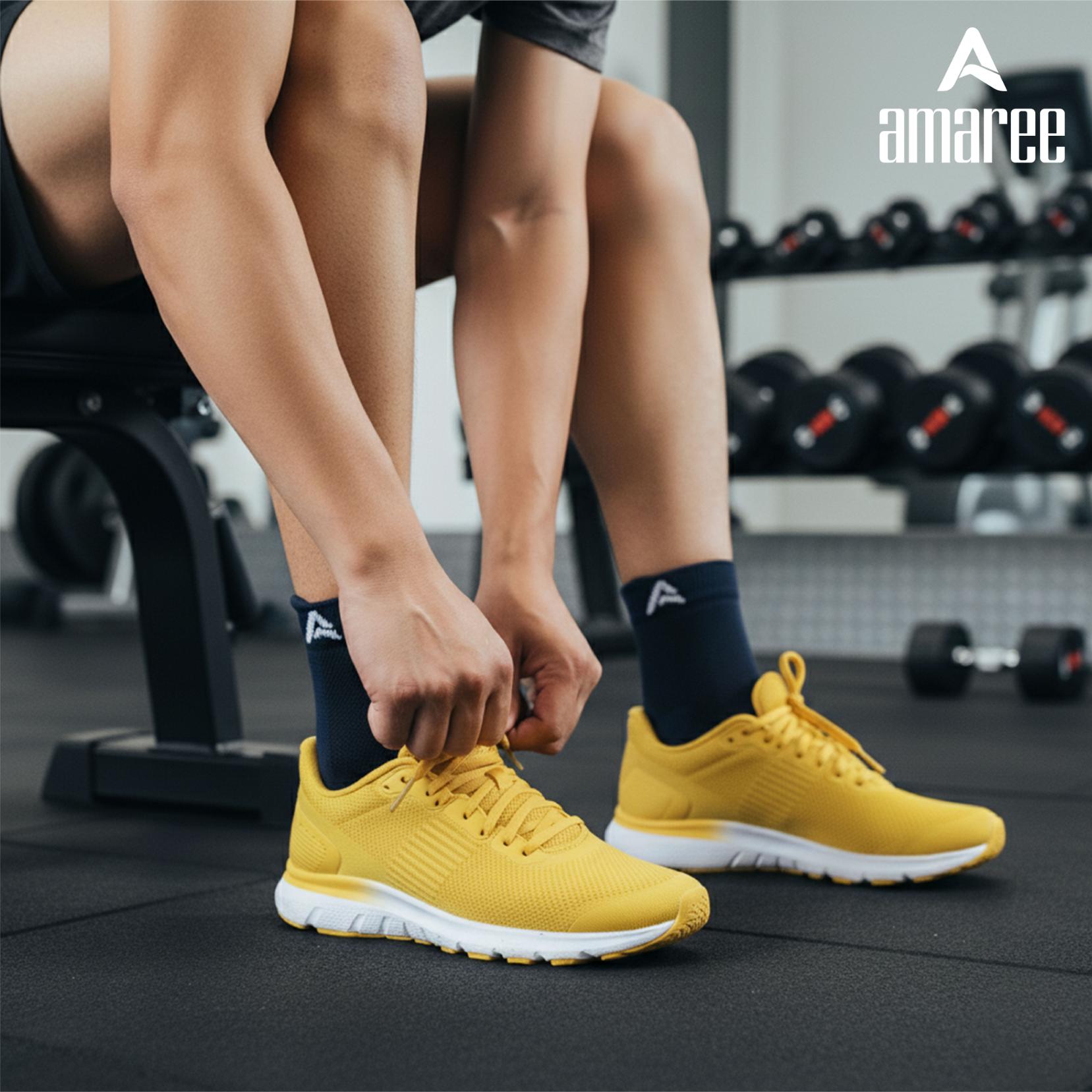 Performance Bamboo Socks Ankle Length – Black - Dark Blue - Grey Pack of 3