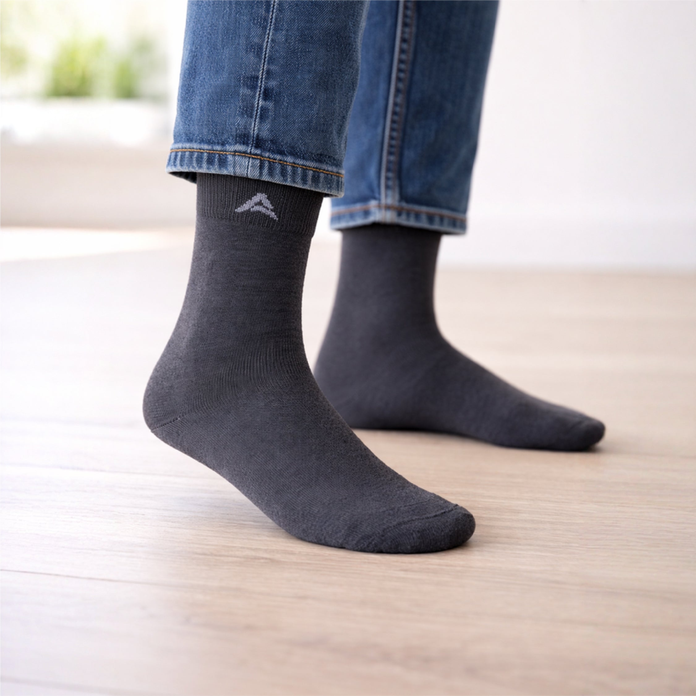 Premium Formal Bamboo Socks – Ankle Length (Pack of 2)