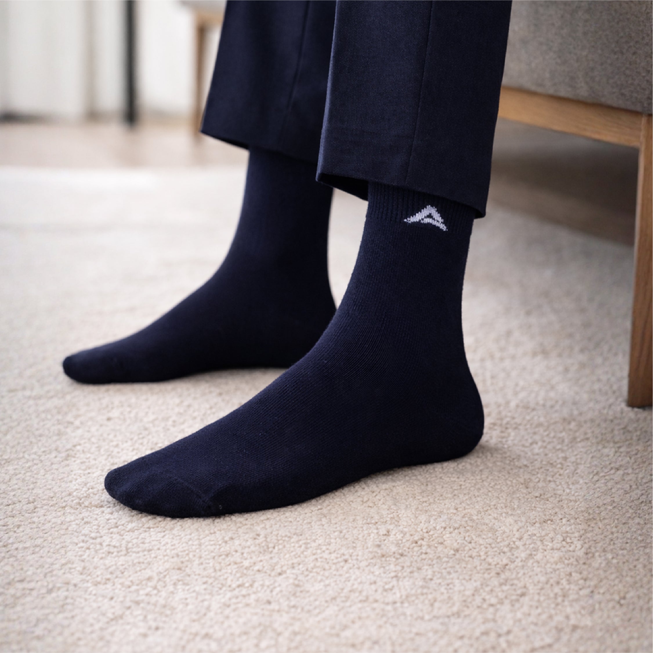 Premium Formal Bamboo Socks – Ankle Length (Pack of 2)