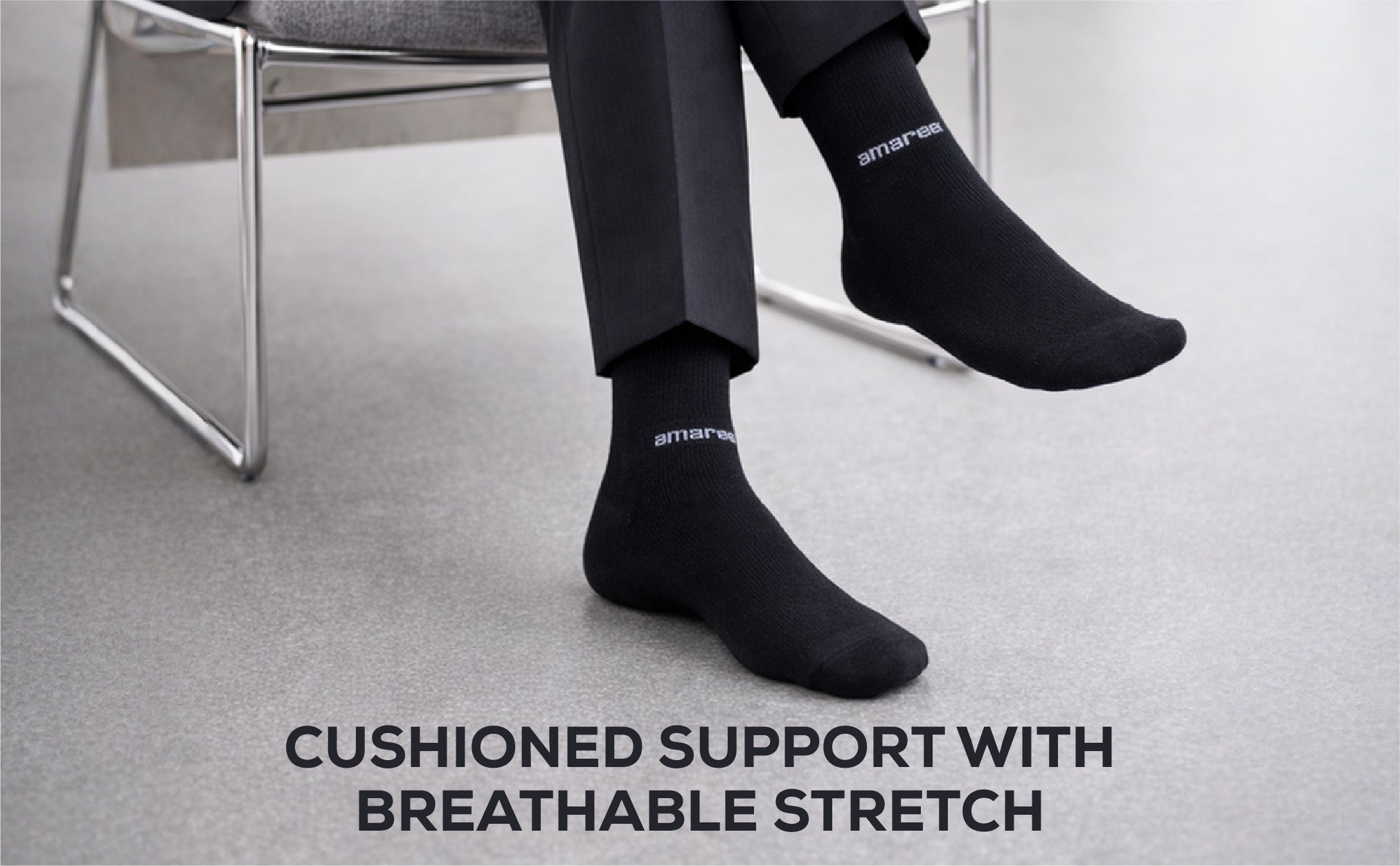 Premium Formal Bamboo Socks – Ankle Length (Pack of 2)