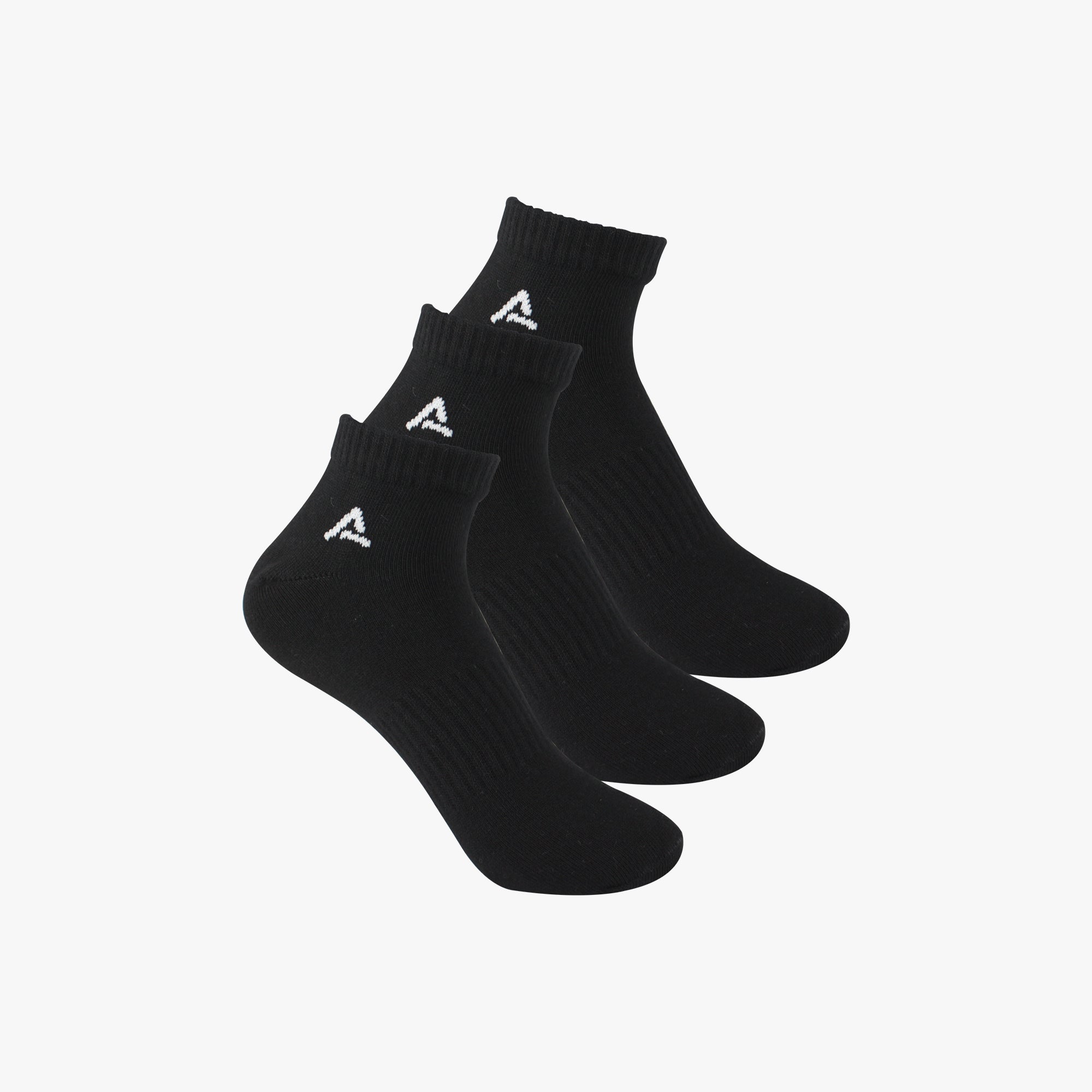 Organic Cotton Sneaker Socks with Rib ( pack of 3 )