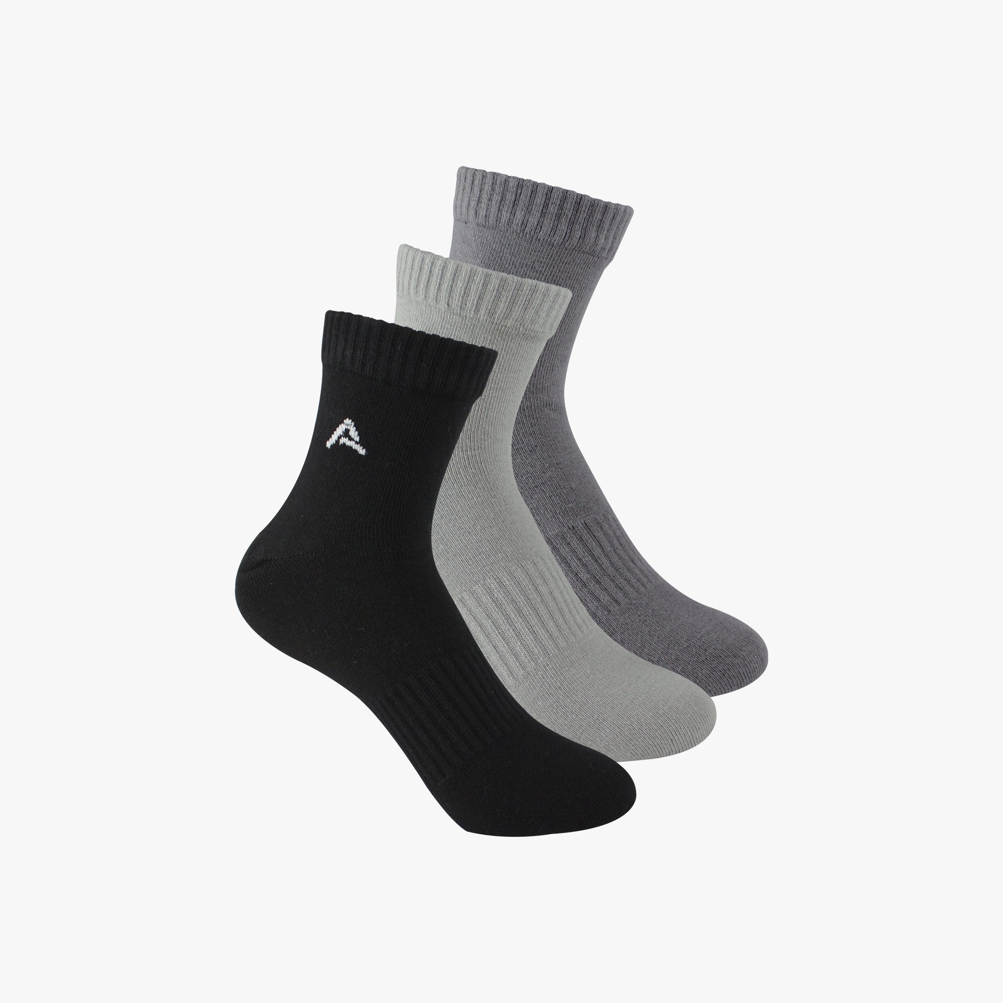 Organic Cotton Ankle Socks with Rib (Pack of 3 )