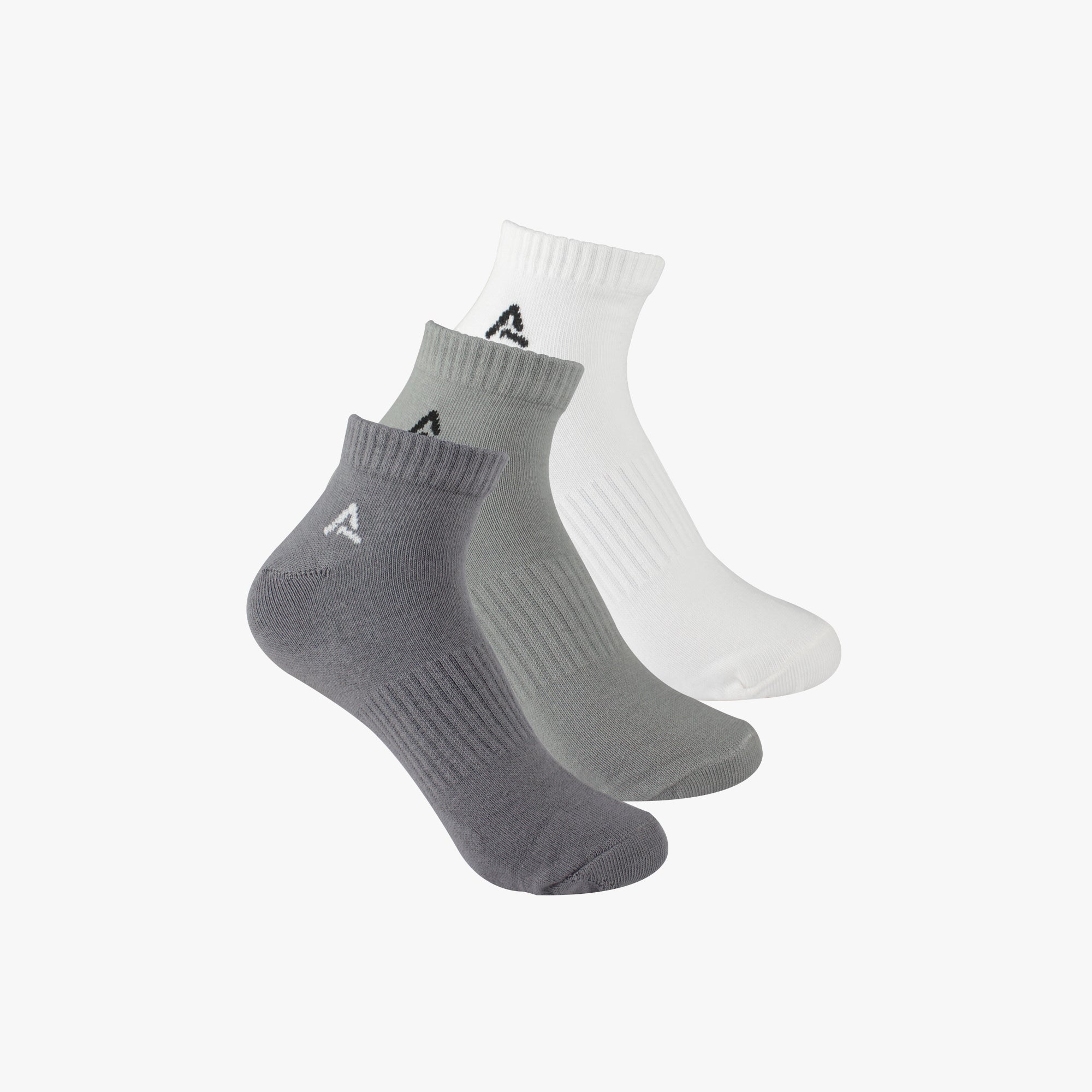 Organic Cotton Sneaker Socks with Rib ( pack of 3 )