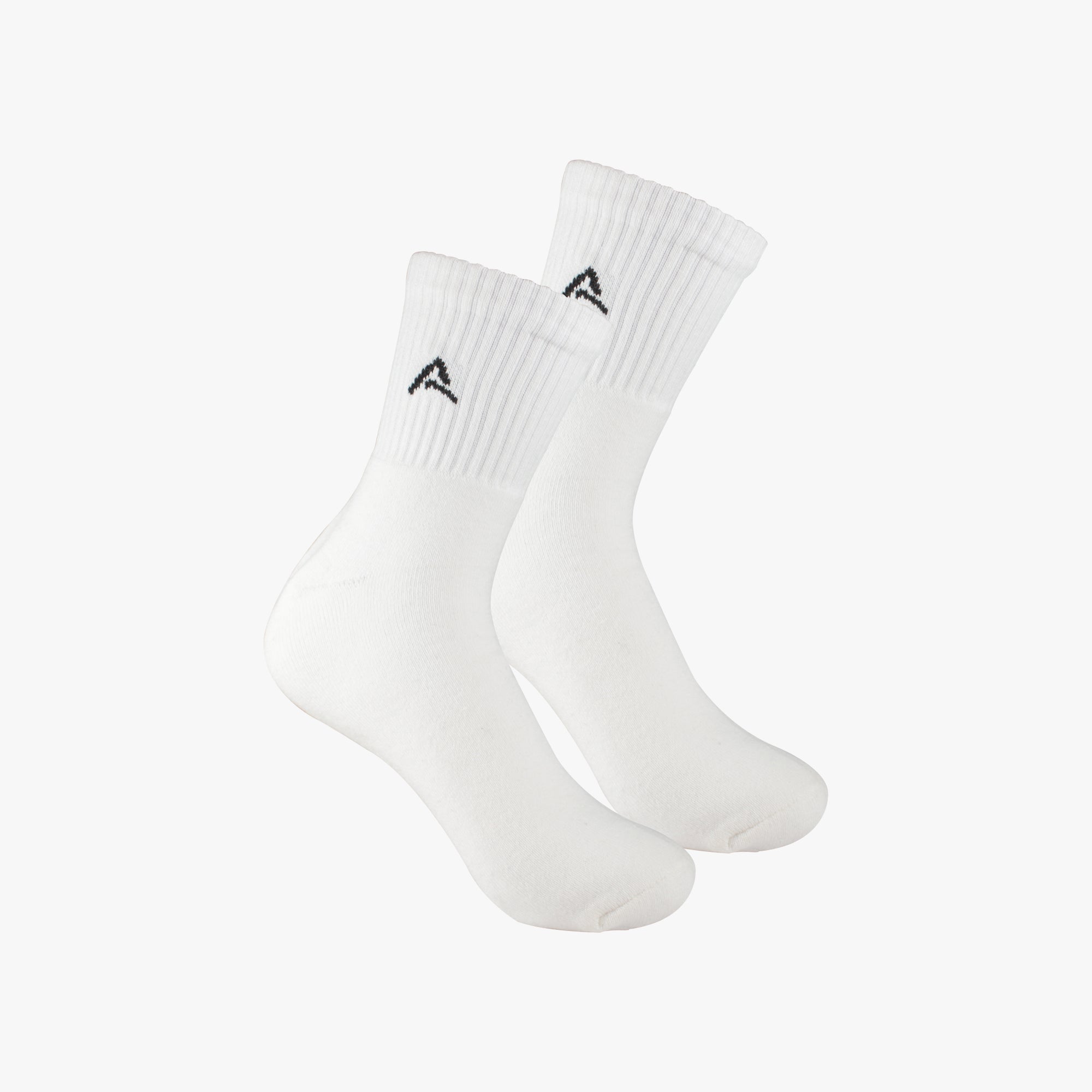 Organic Cotton Ankle Full Terry - Black Grey White