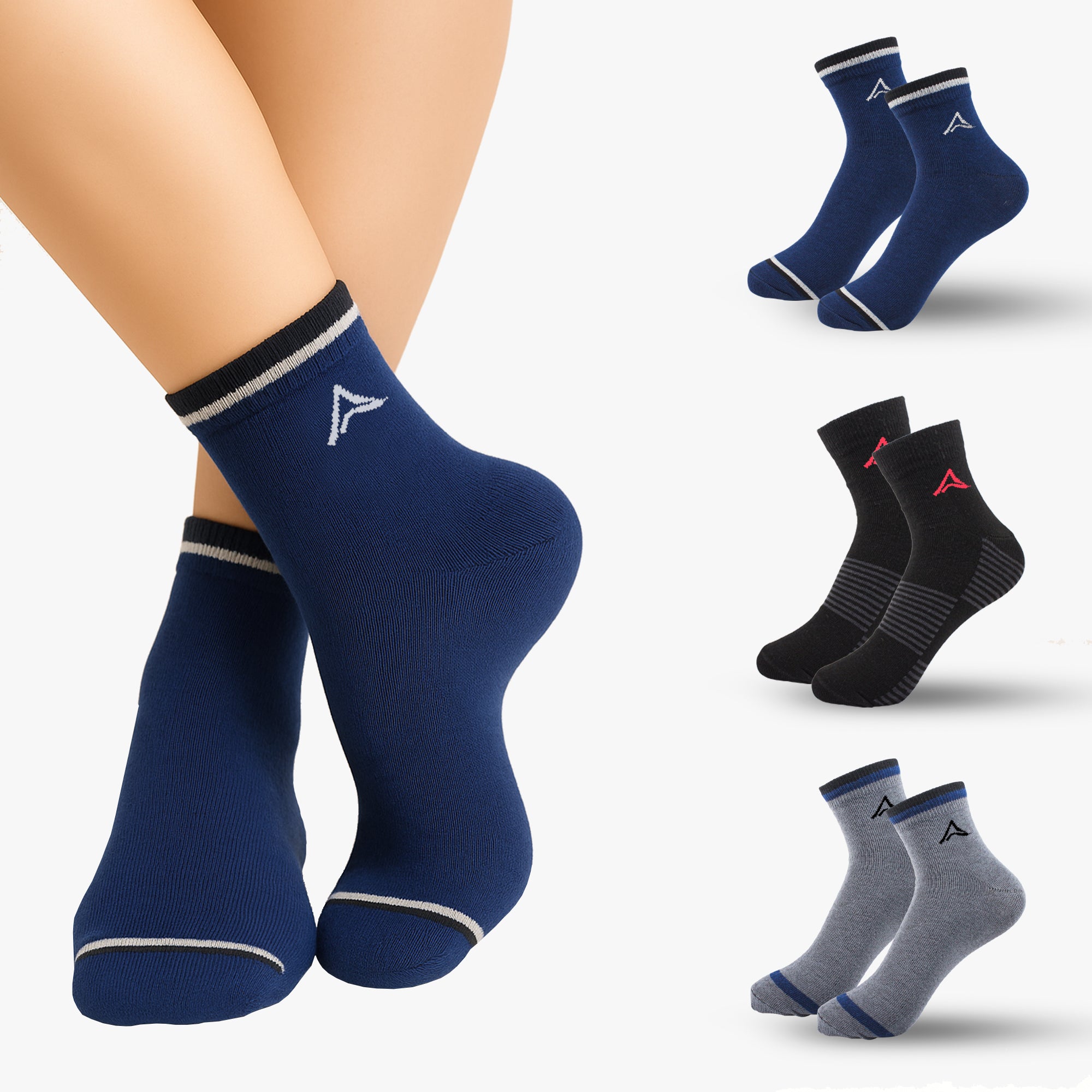 Organic Cotton Socks Ankle Length