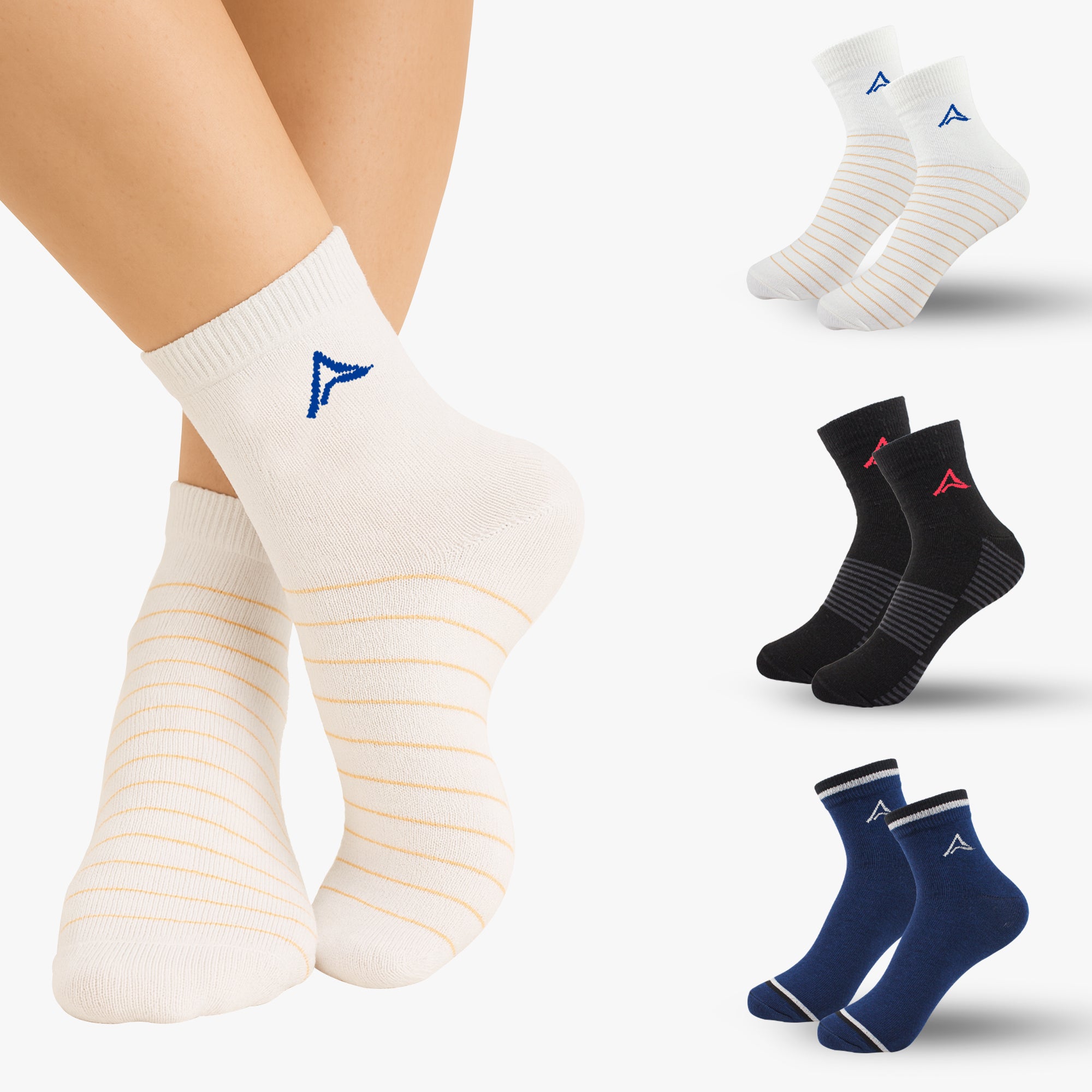 Organic Cotton Socks Ankle Length