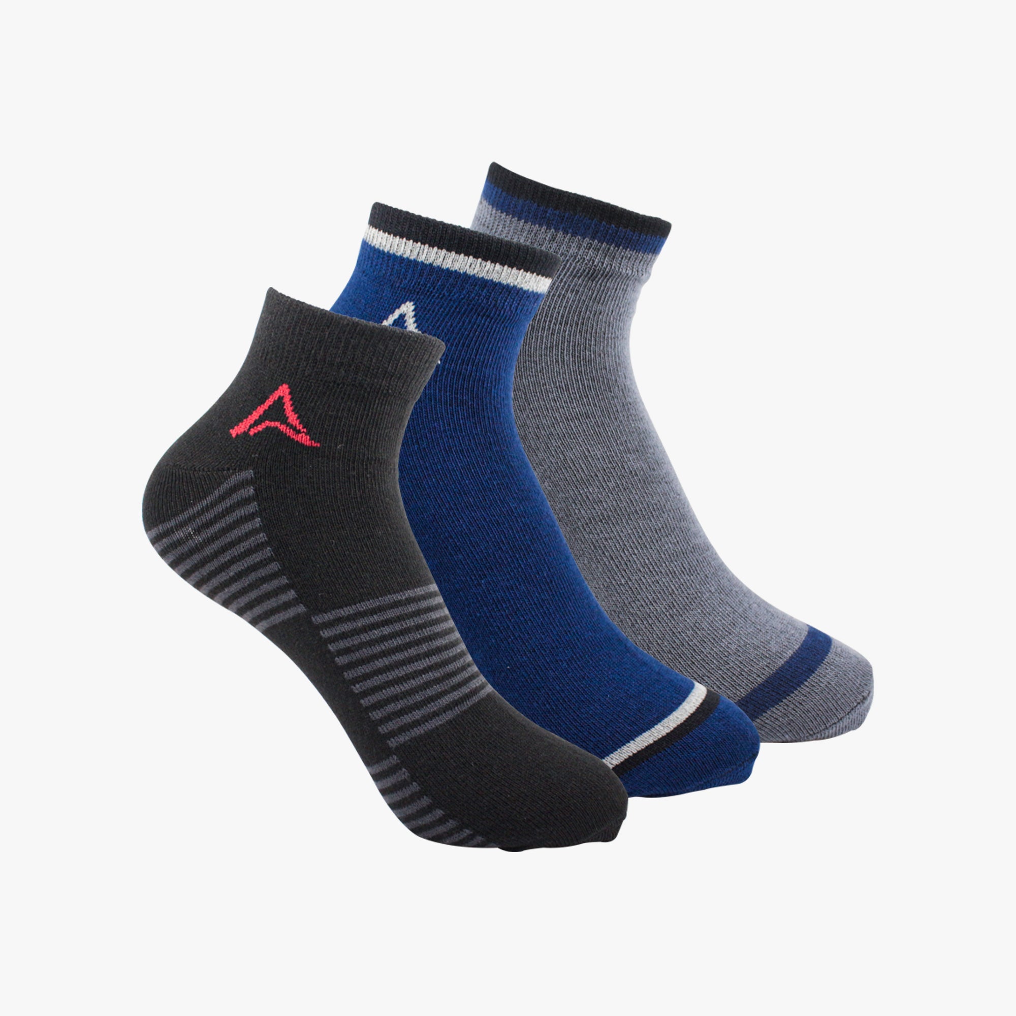 Organic Cotton Ankle Socks with Rib (Pack of 6 )