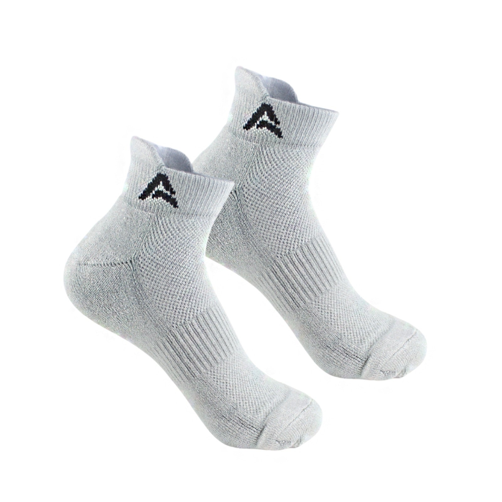 Performance Bamboo Socks Ankle Length - Navy Tomato Grey